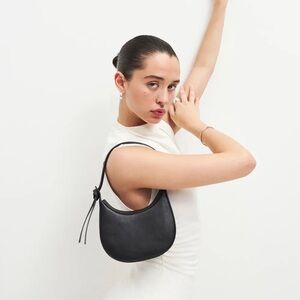 Reformation Mini Rosetta Shoulder Bag in Leopard